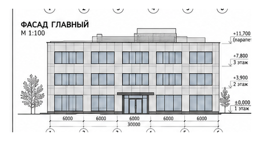 Фасад главный